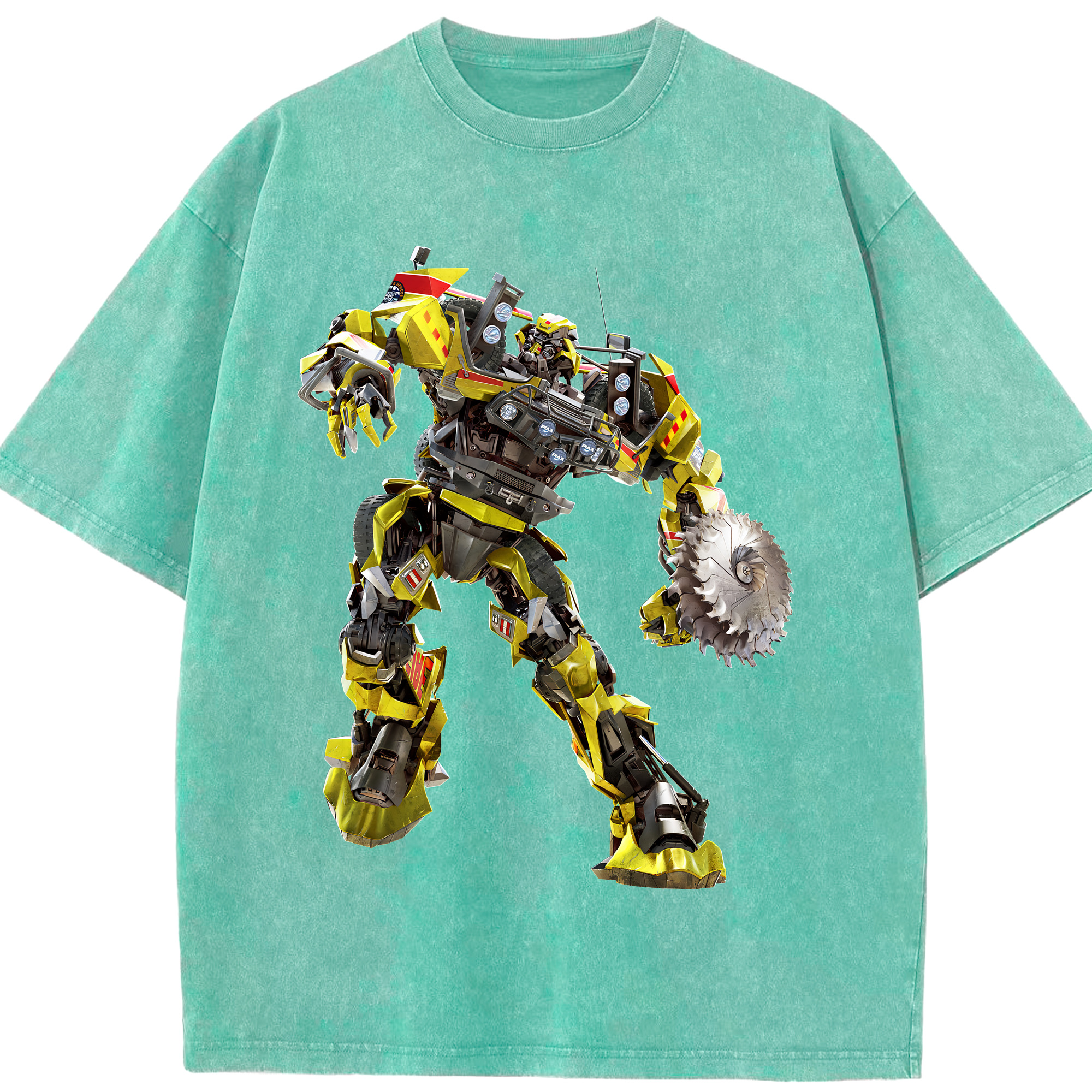 （画像用） Transformers トランスフォーマー 綿100% ヴィンテージ風 半袖Tシャツ（フロントプリント）